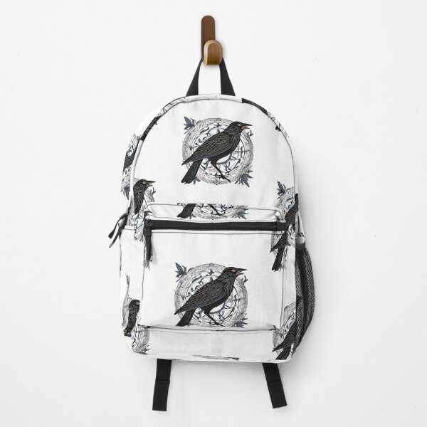 Item preview, Nordic Raven Odins Follower Traditioal Stylized Graphic Art designed and sold by dcohea.