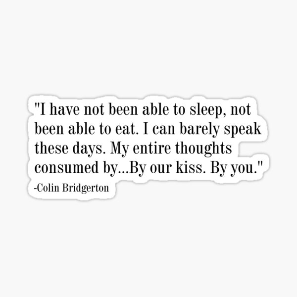 Aperçu de l'œuvre Colin Bridgerton Citation Saison 3 Netflix créée et vendue par AlmightyClaire.