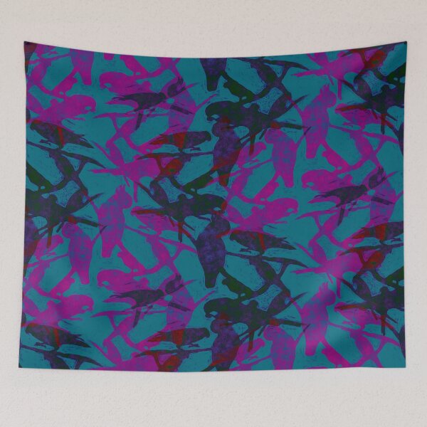Item preview, Avian Dreamscape - Midnight Camouflage designed and sold by lisadetata.