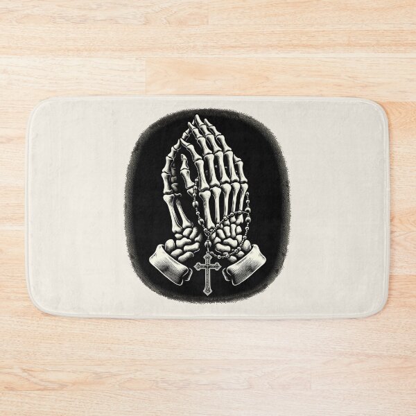 Item preview, Skeleton Praying Hands designed and sold by Luvjesus2.