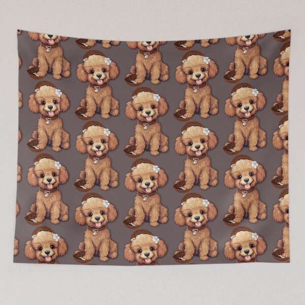 Item preview, Sweet retro coconut puppy designed and sold by Hen-C-Art.