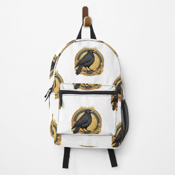 Item preview, Nordic Raven Odins Follower Traditional Stylized Graphic Art designed and sold by dcohea.