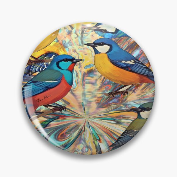 Item preview, Trippy birds rotating  designed and sold by Hen-C-Art.