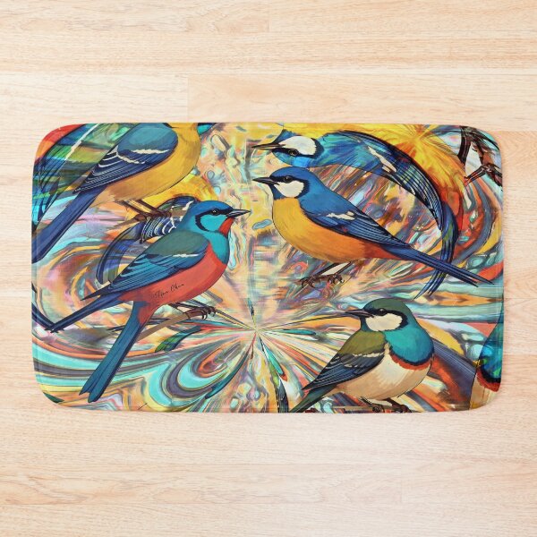 Item preview, Trippy birds rotating  designed and sold by Hen-C-Art.