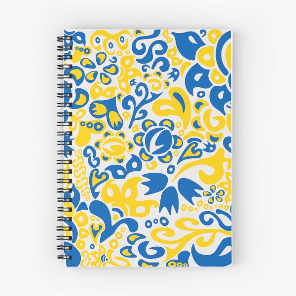Item preview, Ukrainian flag colors and transparent folklore pattern designed and sold by CutieBlue.