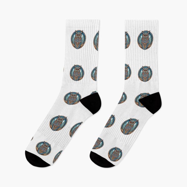 Item preview, Nordic Owl Nattens Viska Whisper of the Night Traditional Stylized Graphic Art designed and sold by dcohea.