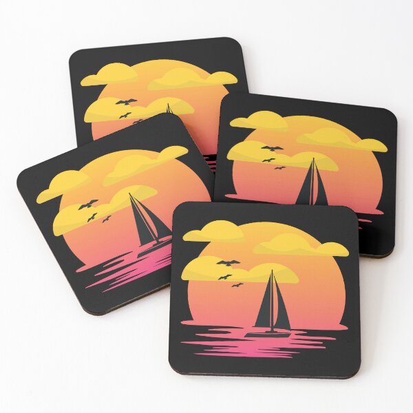 Item preview, Sunset ship designed and sold by samuartshop.