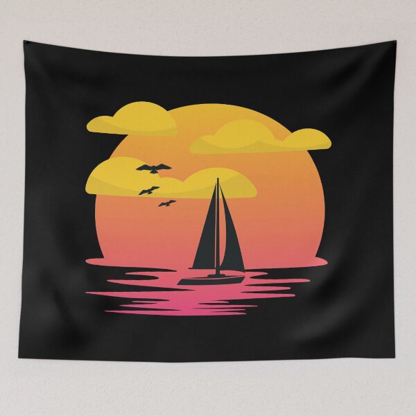 Item preview, Sunset ship designed and sold by samuartshop.