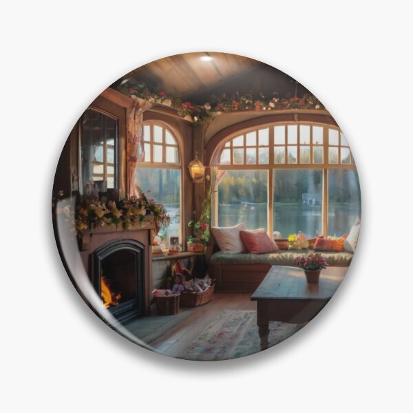 Artikelvorschau, Granny’s Fairy Cottage Fireplace Corner entworfen und verkauft von BlareBlare.