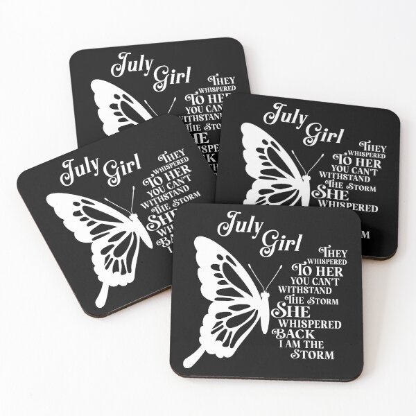 Item preview, July Girl - white butterfly - they whispered to her you cant withstand the storm designed and sold by EvaAngel.