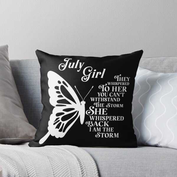 Item preview, July Girl - white butterfly - they whispered to her you cant withstand the storm designed and sold by EvaAngel.