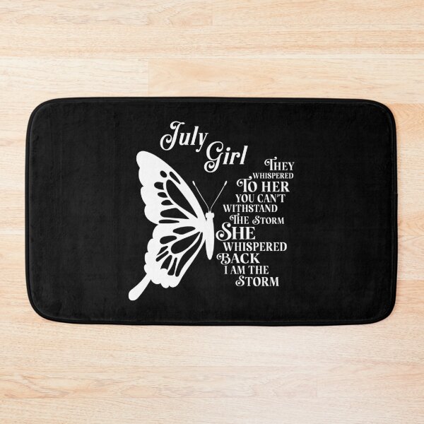 Item preview, July Girl - white butterfly - they whispered to her you cant withstand the storm designed and sold by EvaAngel.