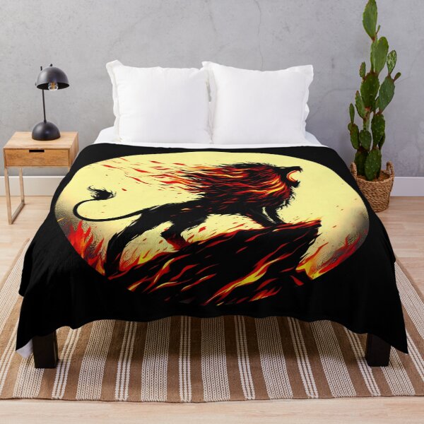 Item preview, Fire Lion, Ai Generated Art designed and sold by ACC .