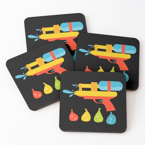 Item preview, Cute Colorful Summer Water Gun & Water Balloons designed and sold by idovedesign.