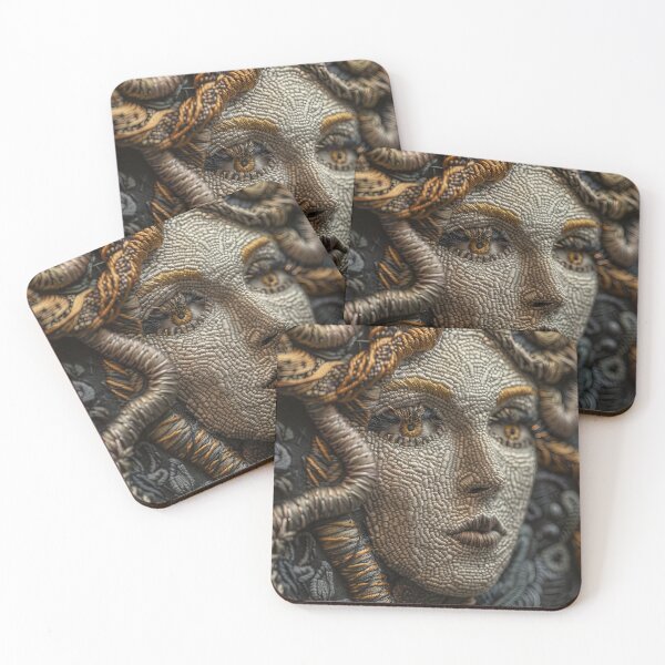 Item preview, Algol Embroidered Portrait designed and sold by OccultDreams.