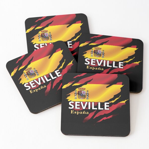 Artikelvorschau, Sevilla Spanien Flagge Souvenir entworfen und verkauft von MilkyForest.