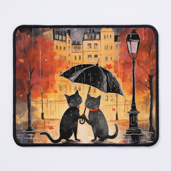 Item preview, Cats Playing In The Rain In Paris designed and sold by Rtymer.