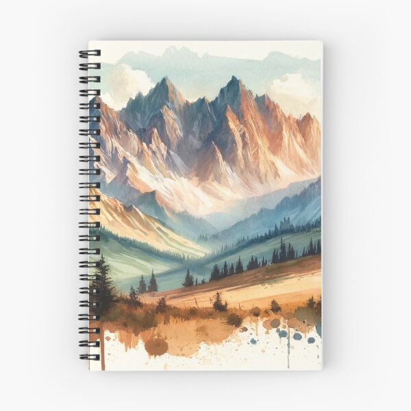 Item preview, Majestic mountain range in vibrant details designed and sold by Arabic-Souvenir.