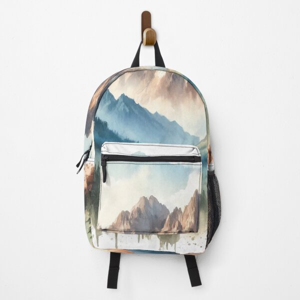 Item preview, Magnificent mountain range in watercolor designed and sold by cj-digital.