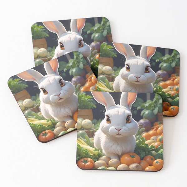 Item preview, Lindo conejo amante de las verduras designed and sold by TheArtOfPat.