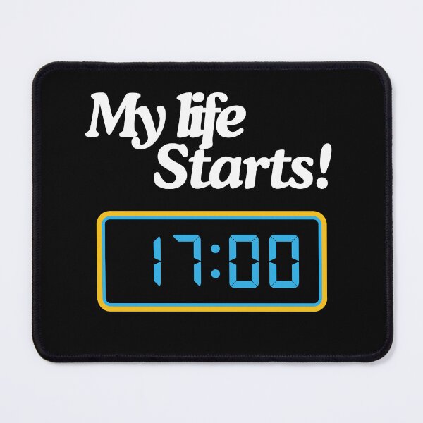 Item preview, My life starts 17:00 designed and sold by momofeelings.