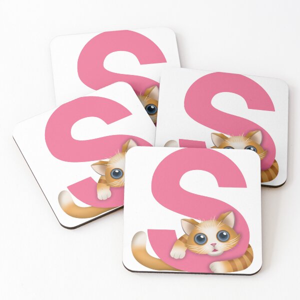 Item preview, Cat Letter S designed and sold by Minaficent.