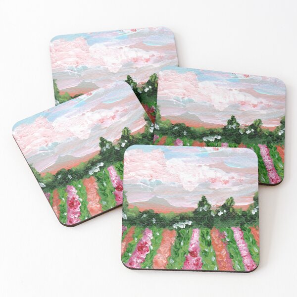 Item preview, Pink Field of Tulips designed and sold by eyriian.
