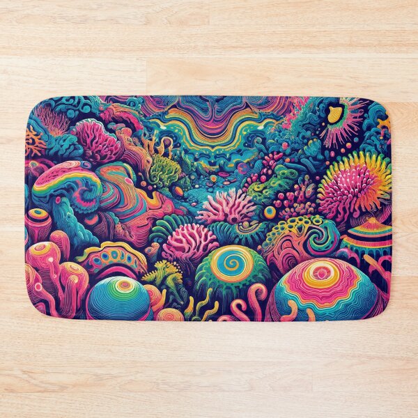 Item preview, Psychedelic underwater paradise designed and sold by MezkalArts.