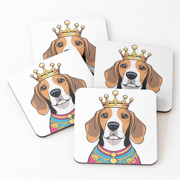 Item preview, "The crowned ones" - Beagle designed and sold by VariousGoodies.