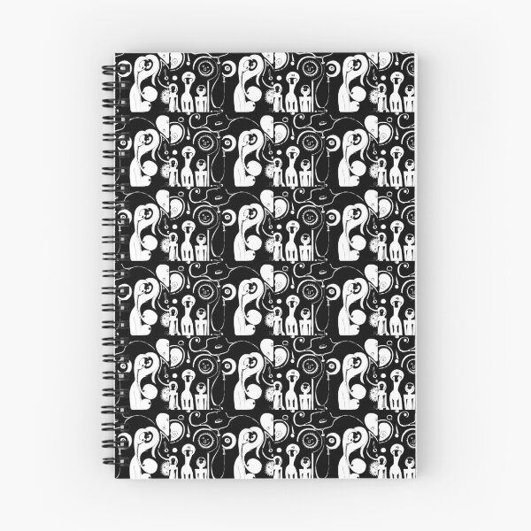 Item preview, Pencil drawing abstract characters in black and white designed and sold by Carré Comme Orange.