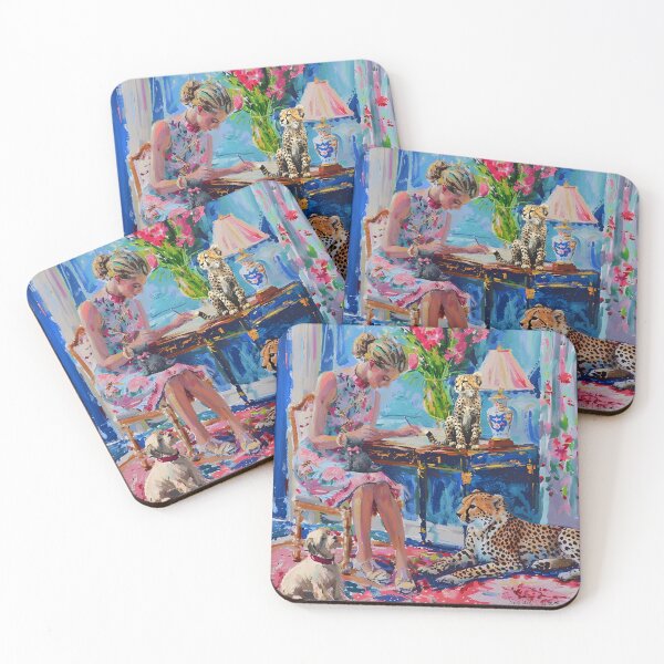 Item preview, The Day Before Exam, whimsical preppy art designed and sold by SophieClimaArt.