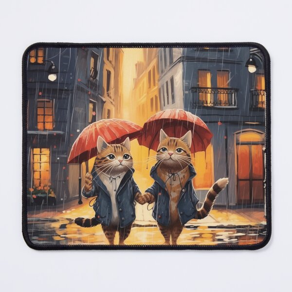 Item preview, Cats Playing In The Rain In Paris designed and sold by Rtymer.