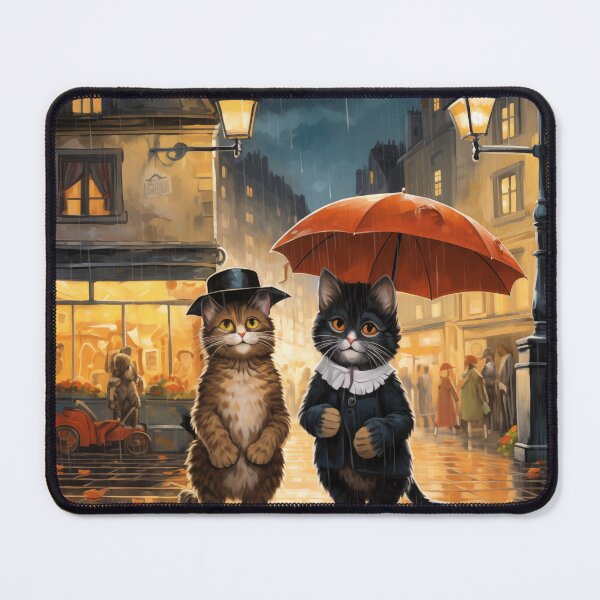 Item preview, Cats Playing In The Rain In Paris designed and sold by Rtymer.