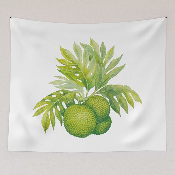 Item preview, Watercolor breadfruit  designed and sold by Ekaterina Glazkova.