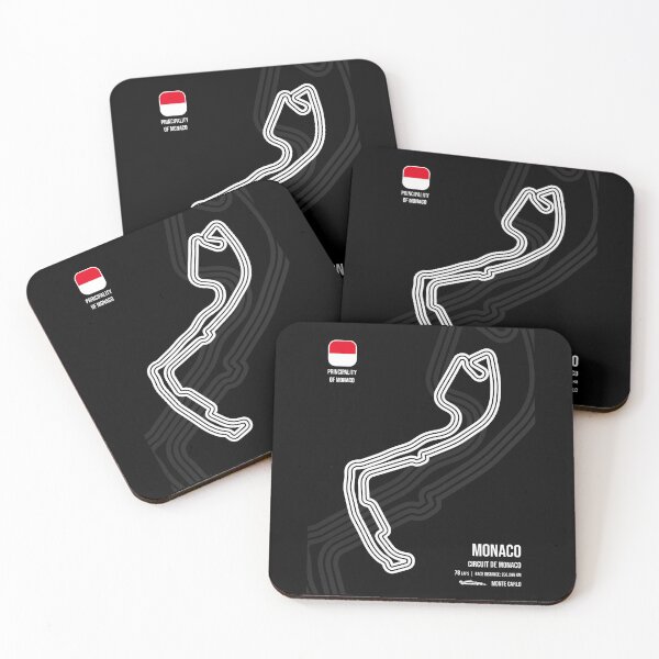Item preview, Monte Carlo Race Track (B&W) designed and sold by Mariel  Toigo.