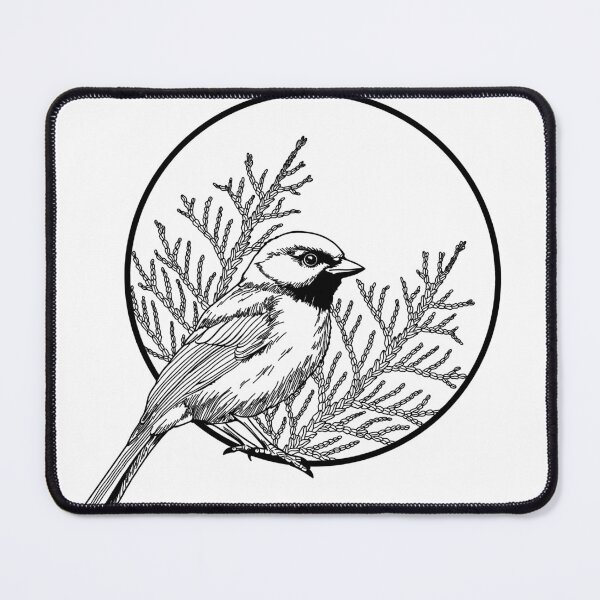 Item preview, Chickadee in Cedar designed and sold by Ryn Rose.