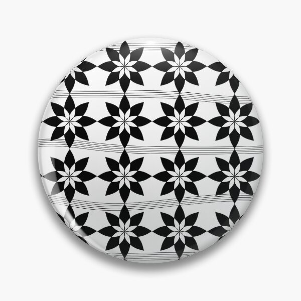 Item preview, black and white flowers designed and sold by Toom289.