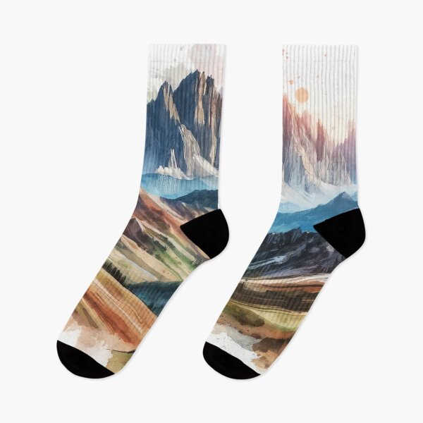 Item preview, Majestic mountain range with vibrant peaks designed and sold by cj-digital.