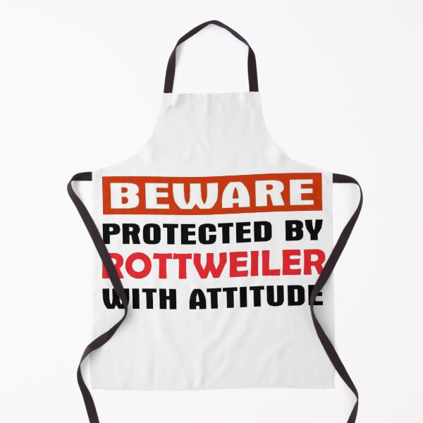 Item preview, Beware Protected by Rottweiler With Attitude designed and sold by 123ks.