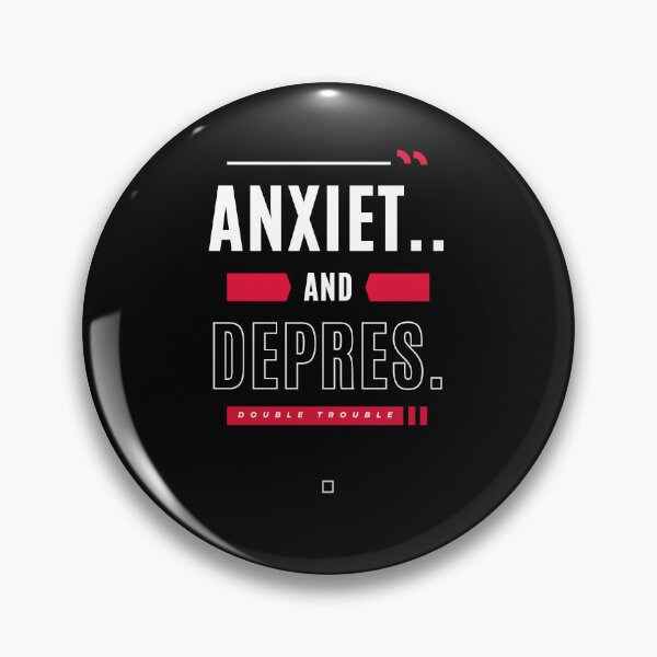 Item preview, Anxiety And Depression - Double Trouble designed and sold by UnknownEnt.