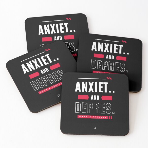 Item preview, Anxiety And Depression - Double Trouble designed and sold by UnknownEnt.