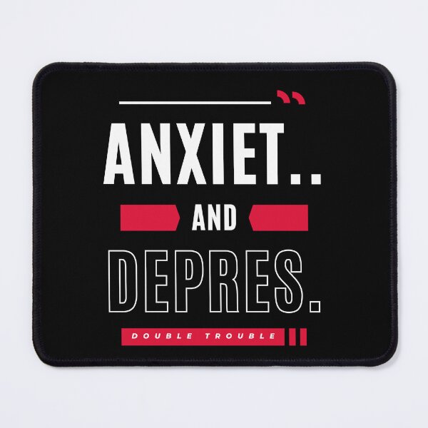 Item preview, Anxiety And Depression - Double Trouble designed and sold by UnknownEnt.