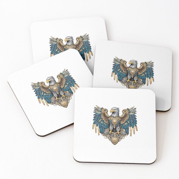 Item preview, Nordic Eagle Hrafnaugur Raven Eyed Traditional Stylized Graphic Art designed and sold by dcohea.