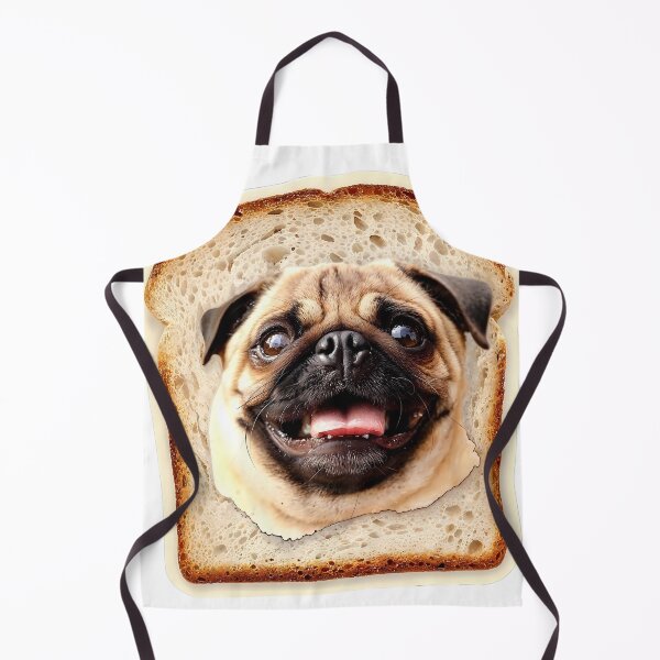 Item preview, Pug. Dog and bread designed and sold by Anastasiia Yurevych.