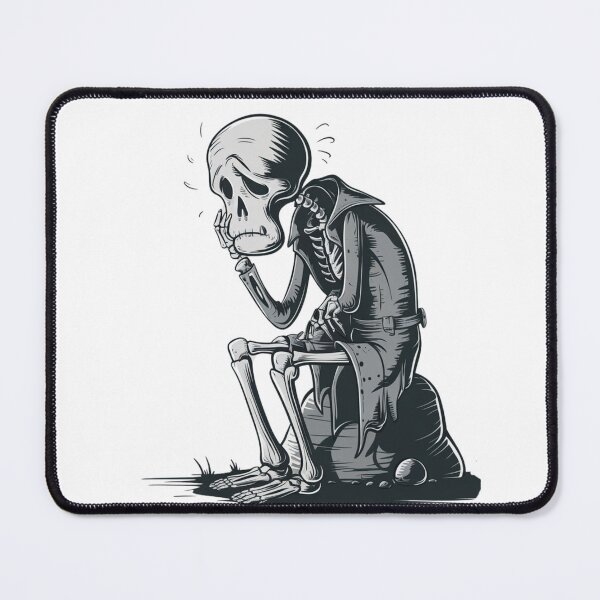 Item preview, Sad Skeleton Sitting designed and sold by ForgetMee.