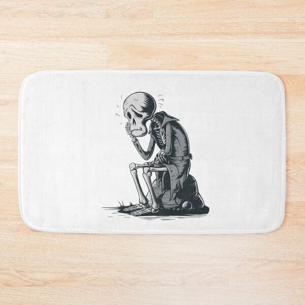 Item preview, Sad Skeleton Sitting designed and sold by ForgetMee.