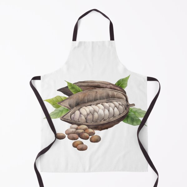 Item preview, Watercolor dried cocoa fruit designed and sold by Ekaterina Glazkova.
