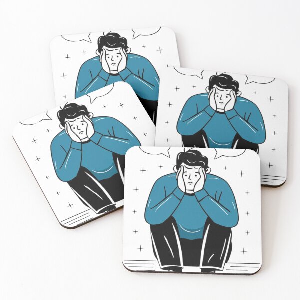 Item preview, Sad Men Sitting designed and sold by ForgetMee.