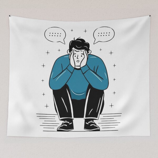 Item preview, Sad Men Sitting designed and sold by ForgetMee.