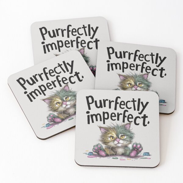 Item preview, Kitten - Purrfectly Imperfect designed and sold by 123ks.